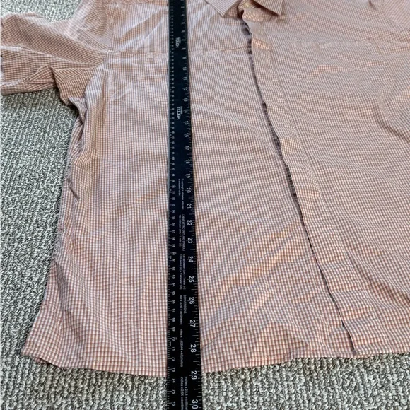 Banana Republic Men’s XL Short Sleeve Dress Shirt Check Pattern - Picture 5 of 5